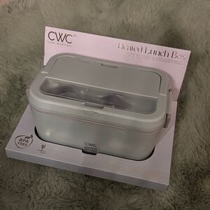 CWC Portable Gray Heated Lunch Box
